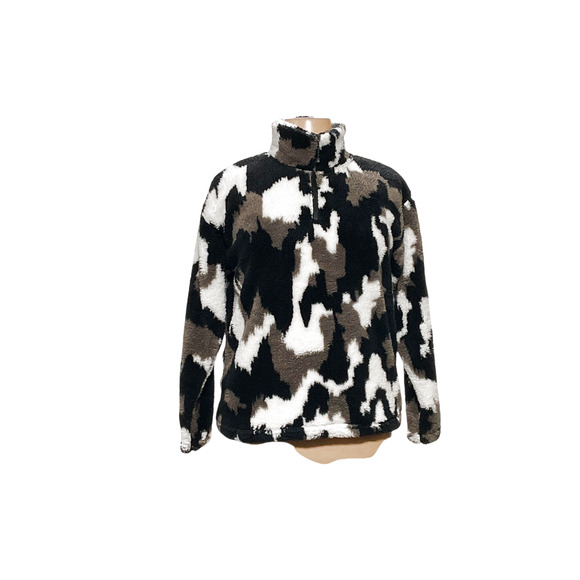 Eddie Bauer Sweaters - Eddie Bauer Multicolor Graphic Print Henley Sweater